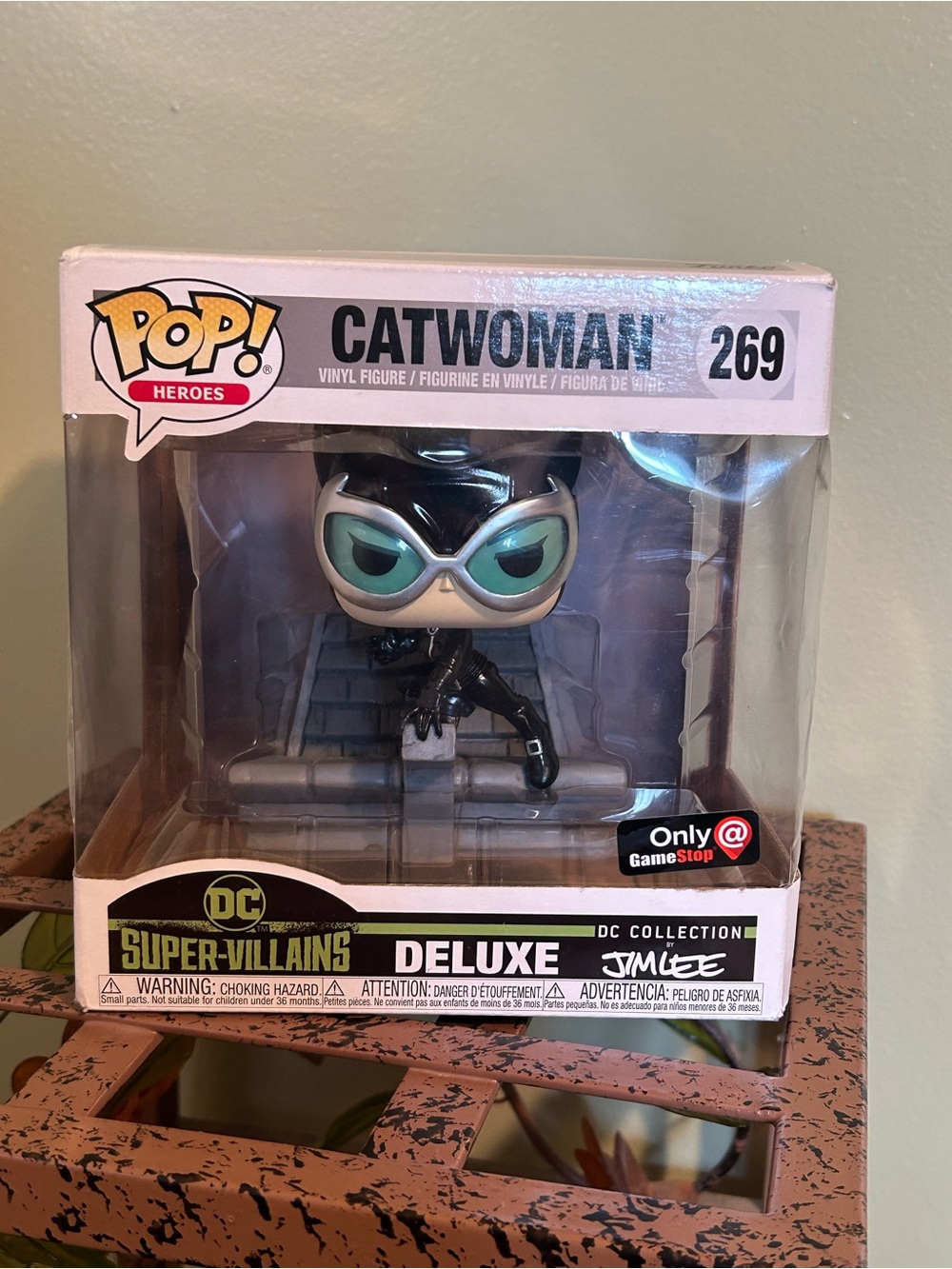 Funko Pop! Catwoman #269 Vinyl Figure - Black with Teal Mask